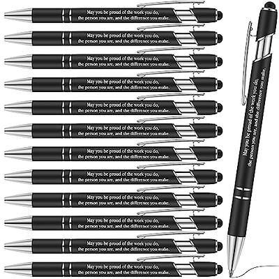 50 Pcs Encouraging Quotes Ballpoint Pens Employee Appreciation Gifts Bulk  Colored Kraft Inspirational Pens Medium Motivational Pens for Teacher Gifts