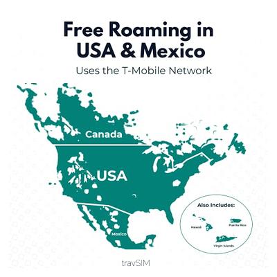 North America prepaid travel SIM card – travSIM