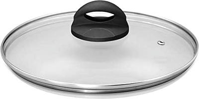 MasterPan Granite Ultra Non-Stick Cast Aluminum Saute Pan with Glass Lid 11 Black