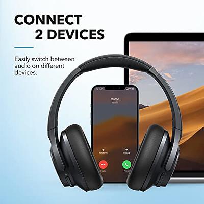  Soundcore Anker Life Q20 Hybrid Active Noise Cancelling  Headphones, Wireless Over Ear Bluetooth Headphones, 60H Playtime, Hi-Res  Audio, Deep Bass, Memory Foam Ear Cups, for Travel, Home Office :  Electronics