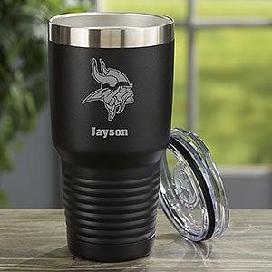 Minnesota Vikings 20oz Badge Powder Coat Tumbler