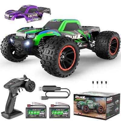 MaxTronic RC Cars,High Speed Remote Control Car for Adults,1:18 Scale 36  KM/H 4WD Off Road RC Monster Truck,All Terrain Electric Cars Two  Rechargeable