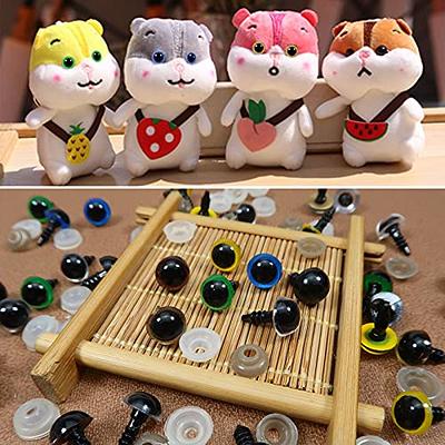 TOAOB 140pcs 10mm Colorful Plastic Safety Eyes Craft Eyes with Washers for  Stuffed Animals Amigurumis Crochet Bears Dolls Making - Yahoo Shopping