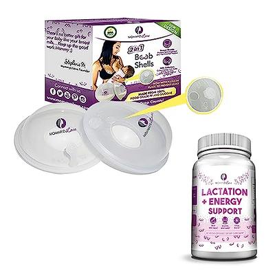 Mommyz Love Breast Feeding Essentials Kit. Breast Shell & Milk Catcher + Nipple Cream for Breastfeeding Relief