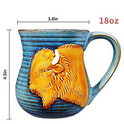 3D Coffee Mug Animal Inside 12 oz with Baby Cow - Pet Clever