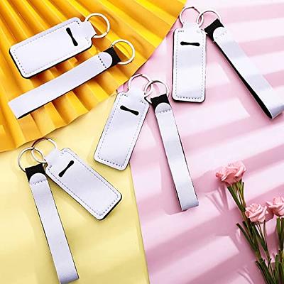 30 Pieces Sublimation Blank Wristlet Lanyards Strap Wristlet