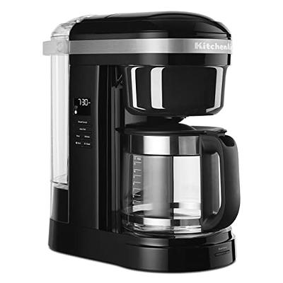 Starfrit 12-Cup Drip Coffee Maker - Programmable - 900 W - 1.90 quart - 12  Cup(s) - Multi-serve - Timer - Black, Stainless Steel - Glass Body