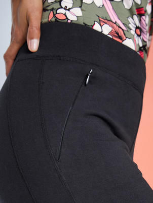 Plus Size - Everyday Stretch Slit Hem Straight Leg Pants - Black - X  Talbots - Yahoo Shopping