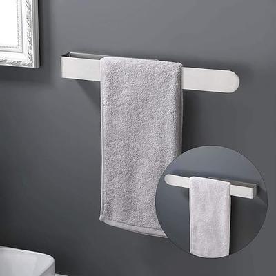 Black Towel Rack JSVER Swivel Towel Rack Wall Mounted, SUS304 Stainless  Steel Towel Bar, Space Saving Towel Holder, Towel Racks for Bathroom -  Yahoo Shopping