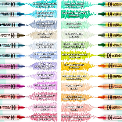 Color Swell Bulk Crayons Packs - 10 Boxes of 24 Vibrant Colored