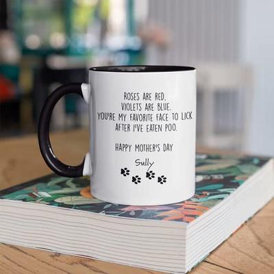 Personalized Happy Mother's Day Gift For Dog Mom Dog Lover Mug