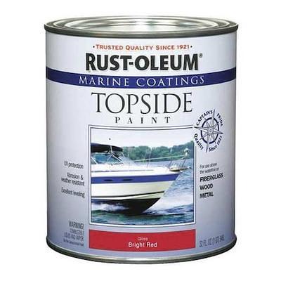 Rust-Oleum, Bright Red 207004 Marine Coatings Topside Paint, Quart, 32 Fl  Oz (Pack of 2), 11 - Yahoo Shopping