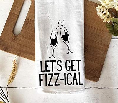 Wine Gift Wine Glasses Funny Dish Towels for Hostess Bar Towels