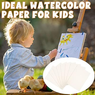 500 Sheets Watercolor Paper for Kids Cold Press Painting Paper