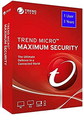 Trend Micro Maximum Security - Global Version (Windows/Mac/Android/iOS) - 1  User 3 Year (Email Delivery in 24 Hours - No CD) - Yahoo Shopping