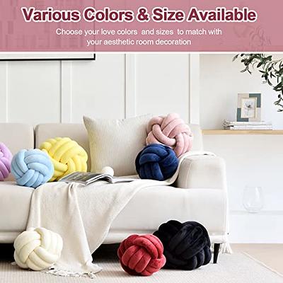 Knot Pillow Decorative Pillow Nursery Decor Cushion Knotted Pillows Knot  Ball Pillow Small Throw Cushion 