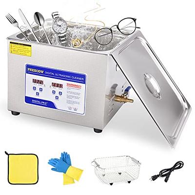 VEVOR Commercial Ultrasonic Cleaner 1.6 Gal. Professional Ultrasonic  Cleaner 40kHZ with Digital Timer and Heater JPS-30ACSBQXJ0001V1 - The Home  Depot