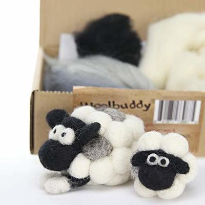 Woolbuddy Needle Felting Kit Beginner, Wool Felting Kit for Adults,  Includes 2 Felting Needles and Photo Instructions, DIY Needle Felting Kit  for Arts and Crafts (Sheep) - Yahoo Shopping