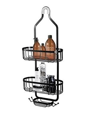 TreeLen Shower Organizer Hanging Shower Caddy over Shower Head Black  Bathroom