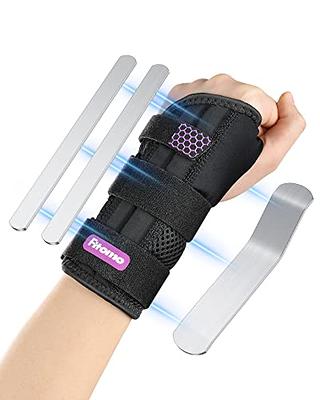 INDEEMAX 2 Pack Copper Wrist Brace Support for Carpal Tunnel, Pain Relief,  Arthritis, Tendonitis, Adjustable Wrist Braces Compression Wraps Both Hands,  Fit for Men and Women, Pink - Yahoo Shopping