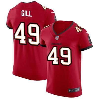 Cam Gill Men's Nike Pewter Tampa Bay Buccaneers Vapor Untouchable Elite Custom Alternate Jersey