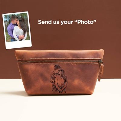 Leather Toiletry Bag Birthday Gift Ideas Leather Makeup Bag 