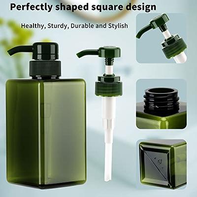 Glass Lotion Bottle Black Stainless Steel Compression Pump Soap Bottle  Clear Press Bathroom Soap Bathroom Accessories