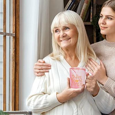 Best Mom Ever Pink Marbled Ceramic Coffee Mug