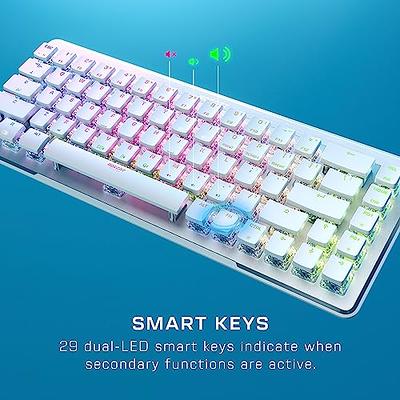 ROCCAT Vulcan II Mini Air 65% Optical Mechanical Gaming Keyboard, Full  Wireless and Bluetooth Capabilities, Customizable RGB Illumination, Button  Duplicator, On-Board Profiles, Aluminum Plate – White - Yahoo Shopping