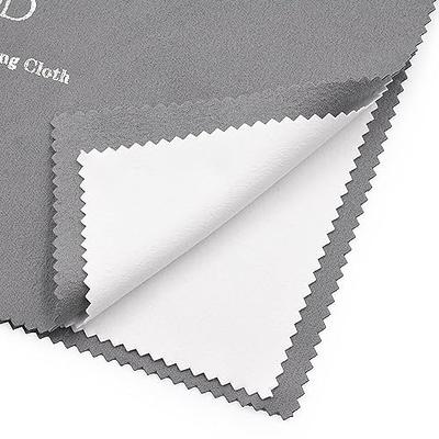 yuntop 50pcs Jewelry Cleaning Cloth, 3.15 x 3.15 Inch Polishing