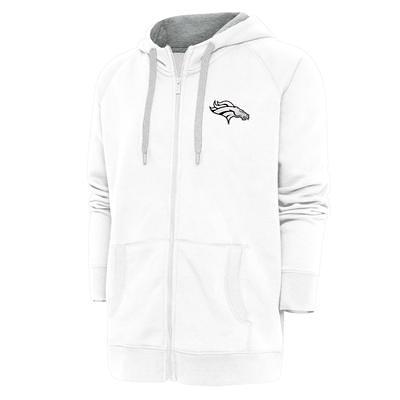 Antigua Women's Denver Broncos White Generation Full-Zip Jacket