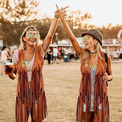  ZeroShop 70s Outfits for Women,Hippie Costume Fringe