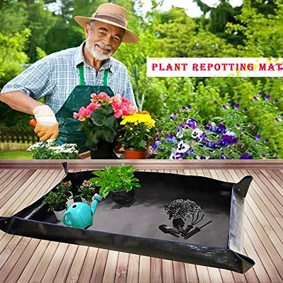 Large Plant Repotting Mat, Houseplant Potting Mat, Waterproof Tarp