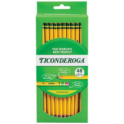 USA Titanium Premium Yellow No.2 Pencils 24 Count Sharpened Woodcase Pencils