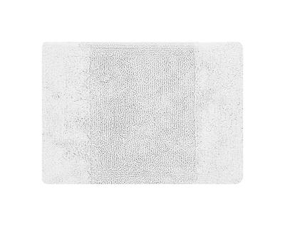 Better Trends Granada 21 in. x 34 in. White 100% Cotton Rectangle Bath Rug