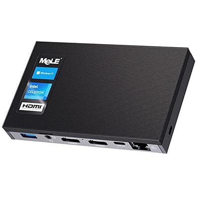 MeLE Quieter3Q Fanless Mini PC Windows 11 pro Celeron N5105 8GB