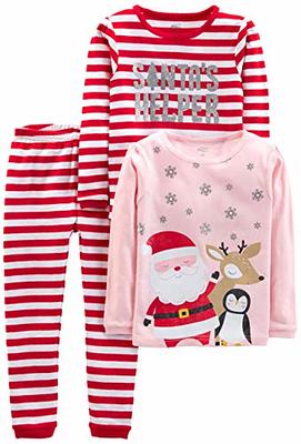 Carters girls 2025 christmas pajamas