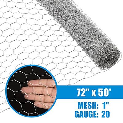 Fencer Wire 20 Gauge Chicken Wire Fence, Galvanized Poultry Hexagonal  Netting Crafting, Chicken Coops & Rabbit Rodent Cage, 1-Inch Hex Grid (6 ft.  x 50 ft.) - Yahoo Shopping