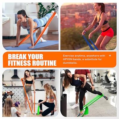 5pcs Yoga Resistance Loop Exercise Bands for Home Fitness, Stretching,  Strength Training, Pilates