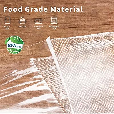  Wevac 8''x100' & 11''x100' 2 Rolls Food Vacuum Seal Roll Keeper  with Cutter, Ideal Vacuum Sealer Bags for Food Saver, BPA Free, Commercial  Grade, Great for Storage, Meal prep and Sous