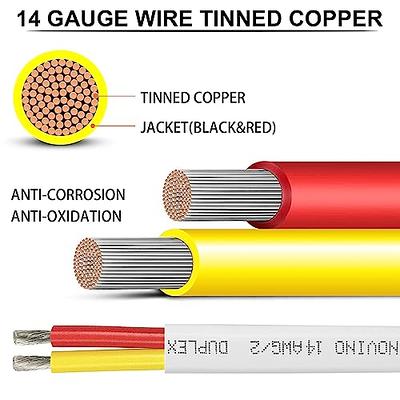 Matugajp 14 Gauge Marine Grade Primary Wire Tinned Copper Boat Cable, 30  feet 14 AWG Standard OFC Oxygen Free Copper Wire for Marine Automotive Boat  RV Camper Trailer Outdoor Black - Yahoo Shopping