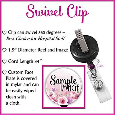 Kawaii Heart Cardio Badge Reel, Id Badge, Holder, Nurse Badge, Rn  Retractable Name Tag Holder - Yahoo Shopping