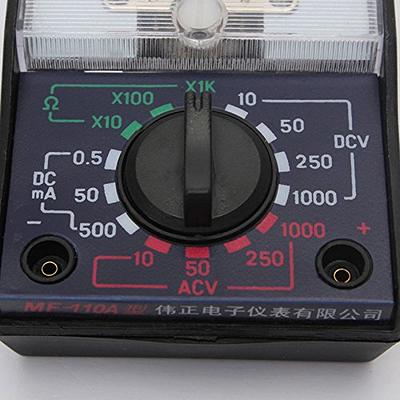 Voltmeter Ammeter Ohmmeter Analog Multimeter Tester Meter Volt AC DC  1000V/500mA