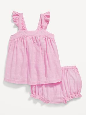 Short-Sleeve Dress & Leggings Set for Baby