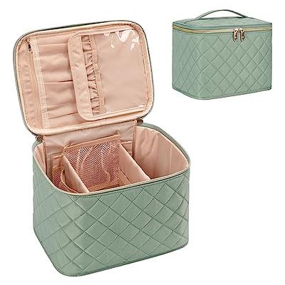 OCHEAL Makeup Bag, Double layer Cosmetic Cases Travel Makeup