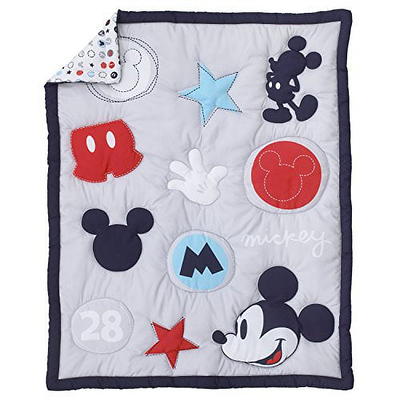 Disney Blue & Red Mickey Mouse Comforter