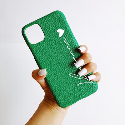 Pebble Leather Personalised Phone case