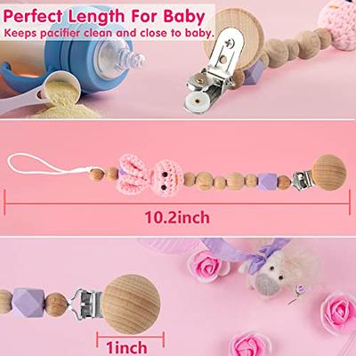 TYRY.HU Personalized Pacifier Clip with Name, Embroidery Webbing Pacifier  Holder for Baby Girls and Boys, Neutral Binky Clips Universally Fit All  Pacifiers & Baby Toys, Baby Gift, 2 Pack(Blue, Green) - Yahoo