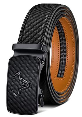 Elastic Stretch Golf Belt, 2 Pack Nylon Ratchet Belt Mens Belts Casual,  Adjustable Trim To Fit
