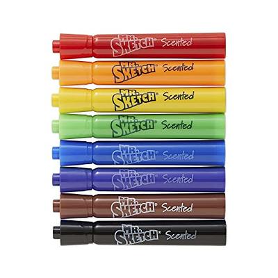 Mr. Sketch Scented Water Based Markers, Chisel, Assorted Colors